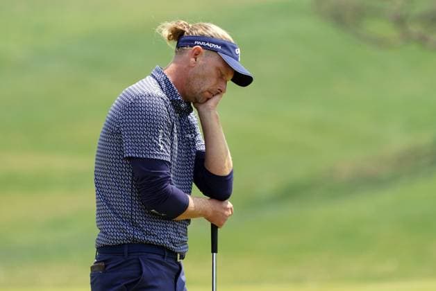 Bilder des Jahres 2023, Sport 04 April Sport Themen der Woche KW17 Sport Bilder des Tages Korea Championship Presented by Genesis (The 1st Round) INCHEON, SOUTH KOREA, APR. 28: Marcel SIEM (GER) at the hole 18 during the 1st round of Korea Championship Presented b Genesis at Jack Nicklaus Golf Club Korea in Incheon, South Korea on April 27, 2023. Antoine Rozner (FRA) finished the first round with a score of 9 under par, putting him in the lead. Incheon the Jack Nicklaus Golf Club Korea South Korea 7840_270521 Copyright: xSeokyongxLee PentaxPressx
