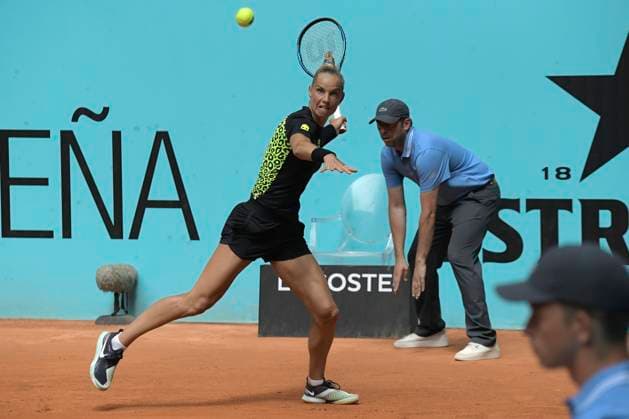Mutua Madrid Open - Day 4 Arantxa Rus of Nederland action against Maria Sakkari of Greeceduring second round at the Mutua Madrid Open 2023 tennis tournament on April 27, 2023 at Caja Magica stadium in Madrid, Spain. madrid Spain  Copyright: xJuanxCarlosxLucasx originalFilename:lucas-notitle230427_npvXx.jpg
