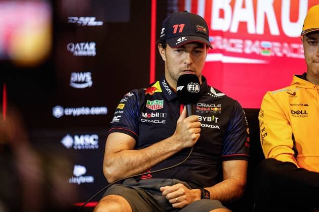 11 Sergio Perez (MEX, Oracle Red Bull Racing), F1 Grand Prix of Azerbaijan at Baku City Circuit on April 27, 2023 in Baku, Azerbaijan. (Photo by HOCH ZWEI) Baku Azerbaijan