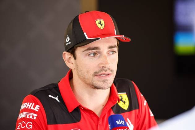 16 Charles Leclerc (MCO, Scuderia Ferrari), F1 Grand Prix of Azerbaijan at Baku City Circuit on April 27, 2023 in Baku, Azerbaijan. (Photo by HOCH ZWEI) Baku Azerbaijan