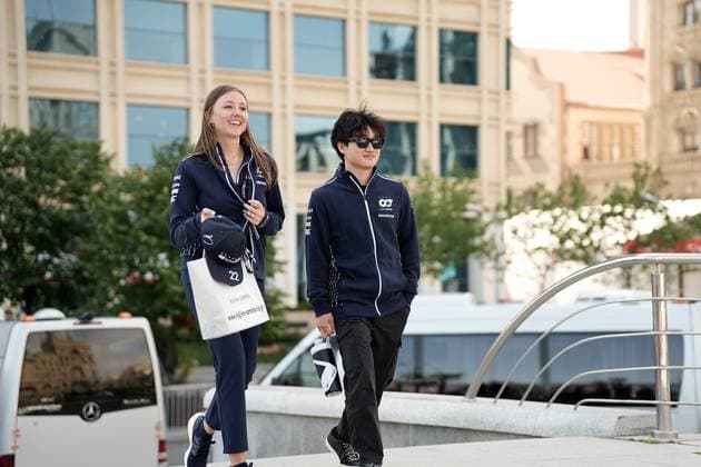 27.04.2023, Baku City Circuit , Baku, FORMULA 1 AZERBAIJAN GRAND PRIX 2023 ,im Bild Yuki Tsunoda (JPN), Scuderia AlphaTauri Baku Baku City Circuit AZERBAIJAN