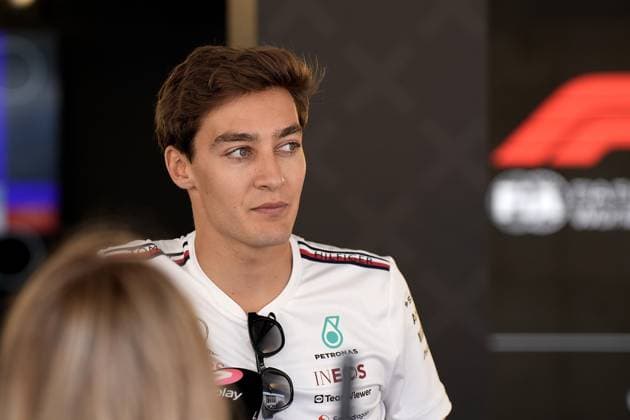 27.04.2023, Baku City Circuit , Baku, FORMULA 1 AZERBAIJAN GRAND PRIX 2023 ,im Bild George Russell (GBR), Mercedes-AMG Petronas Formula One Team Baku Baku City Circuit AZERBAIJAN