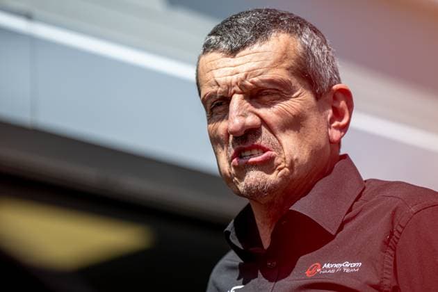 BAKU, AZERBAIJAN: Guenther Steiner, racing for the Haas F1 team during the 2023 Formula 1 Azerbaijan Grand Prix at the Baku City Circuit in Baku, Azerbaijan