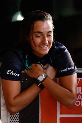 Sport Bilder des Tages April 27, 2023, MADRID, MADRID, SPAIN: Caroline Garcia of France poses for photo during the Mutua Madrid Open 2023 celebrated at Caja Magica on Abril 27, 2023 in Madrid, Spain. MADRID SPAIN - ZUMAa181 20230427_zaa_a181_273 Copyright: xOscarxJ.xBarrosox
