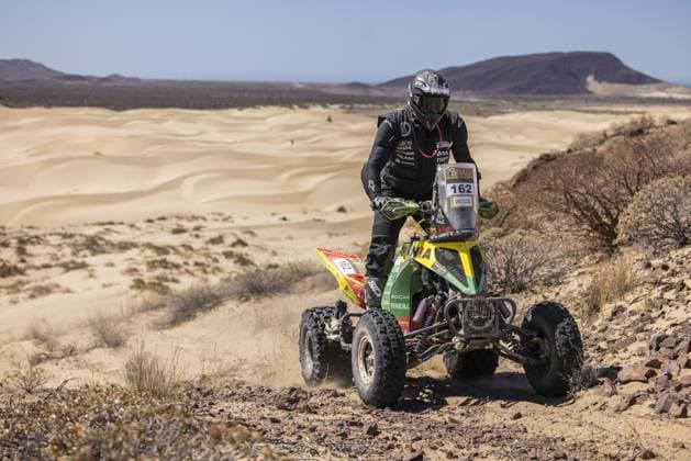 162 KANCIUS Laisvydas (ltu), AG Dakar School, Yamaha Raptor 700R, FIM W2RC, action during the Stage 4 of the Sonora Rally 2023, 3rd round of the 2023 World Rally-Raid Championship, around Penasco on April 27th, 2023 in Penasco, Mexico - AUTO - W2RC - SONORA RALLY 2023 DPPI Panoramic  05323003__DE_6529