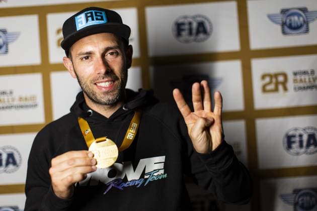 DUMONTIER Romain (fra), HT Rally Raid Husqvarna Racing, Husqvarna 450 Rally, FIM W2RC, portrait during the Stage 4 of the Sonora Rally 2023, 3rd round of the 2023 World Rally-Raid Championship, around Penasco on April 27th, 2023 in Penasco, Mexico - AUTO - W2RC - SONORA RALLY 2023 DPPI Panoramic  05323003__DE_9362