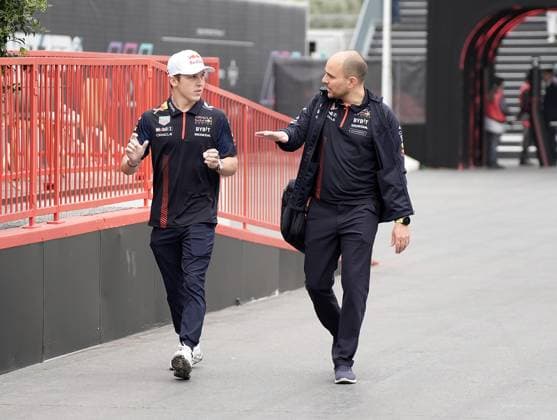 28.04.2023, Baku City Circuit , Baku, FORMULA 1 AZERBAIJAN GRAND PRIX 2023 ,im Bild Liam Lawson (AUS), Formel 2 Fahrer Baku Baku City Circuit AZERBAIJAN