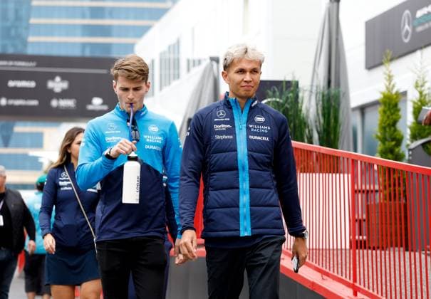 23 Alexander Albon (THA, Williams Racing), F1 Grand Prix of Azerbaijan at Baku City Circuit on April 28, 2023 in Baku, Azerbaijan. (Photo by HOCH ZWEI) Baku Azerbaijan
