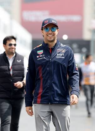 11 Sergio Perez (MEX, Oracle Red Bull Racing), F1 Grand Prix of Azerbaijan at Baku City Circuit on April 28, 2023 in Baku, Azerbaijan. (Photo by HOCH ZWEI) Baku Azerbaijan