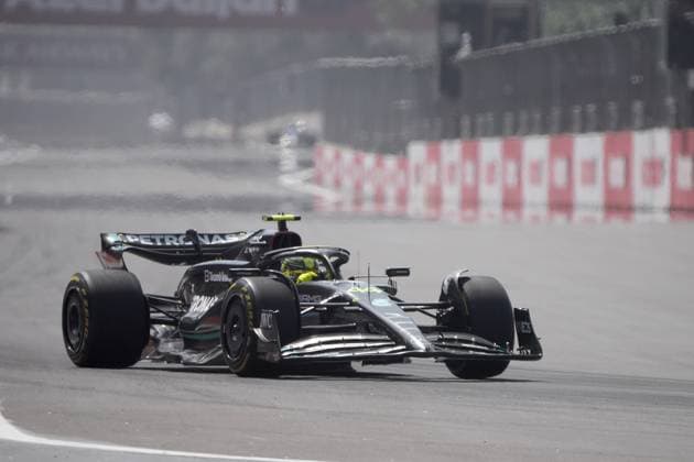 28.04.2023, Baku City Circuit , Baku, FORMULA 1 AZERBAIJAN GRAND PRIX 2023 ,im Bild Lewis Hamilton (GBR), Mercedes-AMG Petronas Formula One Team Baku Baku City Circuit AZERBAIJAN