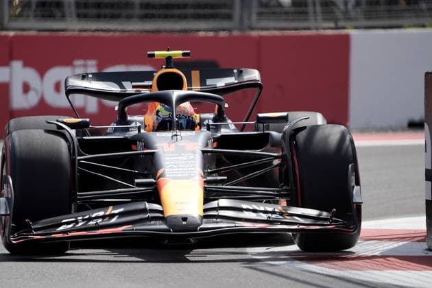 28.04.2023, Baku City Circuit , Baku, FORMULA 1 AZERBAIJAN GRAND PRIX 2023 ,im Bild Sergio Perez (MEX), Oracle Red Bull Racing Baku Baku City Circuit AZERBAIJAN
