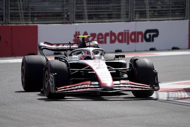 28.04.2023, Baku City Circuit , Baku, FORMULA 1 AZERBAIJAN GRAND PRIX 2023 ,im Bild Nico Hülkenberg (DEU), Moneygram Haas F1 Team Baku Baku City Circuit AZERBAIJAN