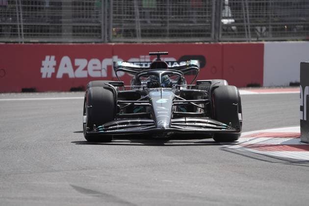 FORMULA 1 AZERBAIJAN GRAND PRIX 2023 28.04.2023, Baku City Circuit , Baku, FORMULA 1 AZERBAIJAN GRAND PRIX 2023 ,im Bild George Russell (GBR), Mercedes-AMG Petronas Formula One Team