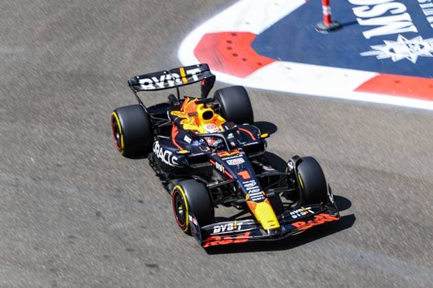Formel 1 GP Baku Azerbaijan. Freitag 28.04.2023 Max Verstappen (NED) Red Bull Racing; Formel 1 GP Baku Azerbaijan. Freitag 28.04.2023 Copyright: xBEAUTIFULxSPORTS Erlhofx