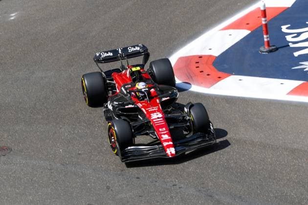 Formel 1 GP Baku Azerbaijan. Freitag 28.04.2023 Zhou Guanyu (CHN) Alfa Romeo F1 Team; Formel 1 GP Baku Azerbaijan. Freitag 28.04.2023 Copyright: xBEAUTIFULxSPORTS Erlhofx