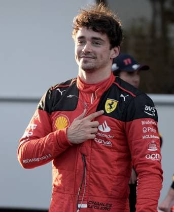 FORMULA 1 AZERBAIJAN GRAND PRIX 2023 28.04.2023, Baku City Circuit , Baku, FORMULA 1 AZERBAIJAN GRAND PRIX 2023 ,im Bild Poleposition für Charles Leclerc (MCO), Scuderia Ferrari
