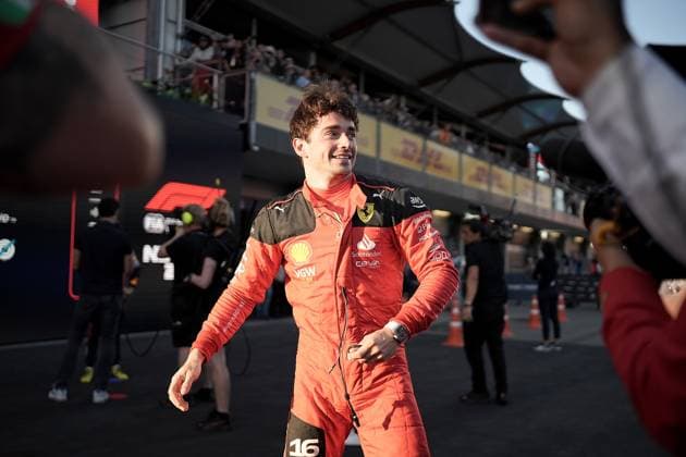 FORMULA 1 AZERBAIJAN GRAND PRIX 2023 28.04.2023, Baku City Circuit , Baku, FORMULA 1 AZERBAIJAN GRAND PRIX 2023 ,im Bild Poleposition für Charles Leclerc (MCO), Scuderia Ferrari