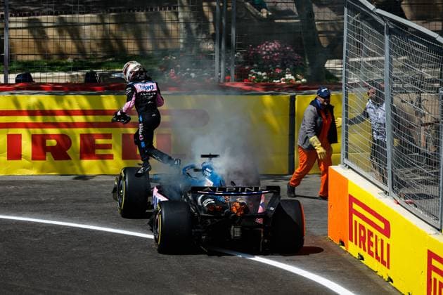 10 Pierre Gasly (FRA, BWT Alpine F1 Team), F1 Grand Prix of Azerbaijan at Baku City Circuit on April 28, 2023 in Baku, Azerbaijan. (Photo by HOCH ZWEI) Baku Azerbaijan