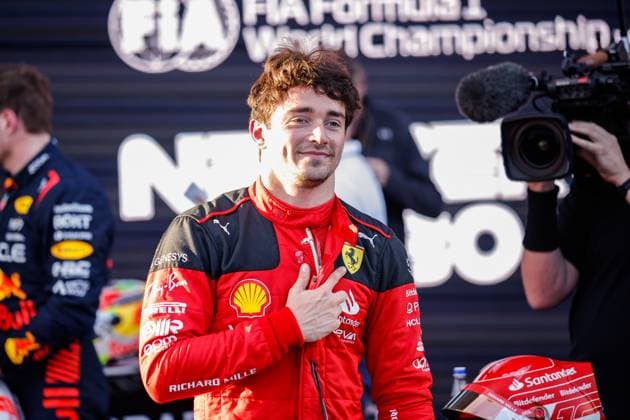 Sport Themen der Woche KW17 Sport Bilder des Tages 16 Charles Leclerc (MCO, Scuderia Ferrari), F1 Grand Prix of Azerbaijan at Baku City Circuit on April 28, 2023 in Baku, Azerbaijan. (Photo by HOCH ZWEI) Baku Azerbaijan *** 16 Charles Leclerc MCO, Scuderia Ferrari , F1 Grand Prix of Azerbaijan at Baku City Circuit on April 28, 2023 in Baku, Azerbaijan Photo by HOCH ZWEI Baku Azerbaijan