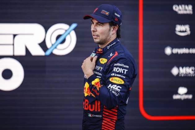 PEREZ Sergio (mex), Red Bull Racing RB19, portrait during the Formula 1 Azerbaijan Grand Prix 2023, 4th round of the 2023 Formula One World Championship, WM, Weltmeisterschaft from April 28 to 30, 2023 on the Baku City Circuit, in Baku, Azerbaijan - F1 - AZERBAIJAN GRAND PRIX 2023 DPPI Panoramic  00122008__R5_0308