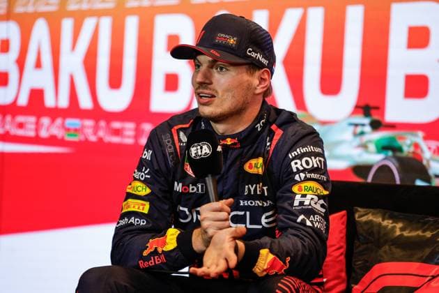 1 Max Verstappen (NLD, Oracle Red Bull Racing), F1 Grand Prix of Azerbaijan at Baku City Circuit on April 28, 2023 in Baku, Azerbaijan. (Photo by HOCH ZWEI) Baku Azerbaijan