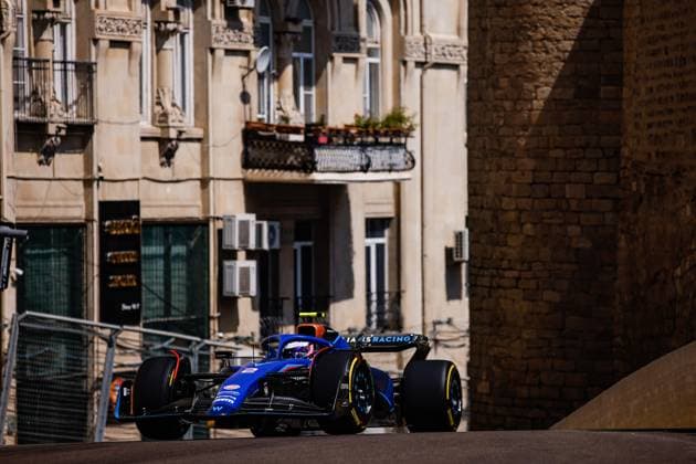 2 Logan Sargeant (USA, Williams Racing), F1 Grand Prix of Azerbaijan at Baku City Circuit on April 28, 2023 in Baku, Azerbaijan. (Photo by HOCH ZWEI) Baku Azerbaijan