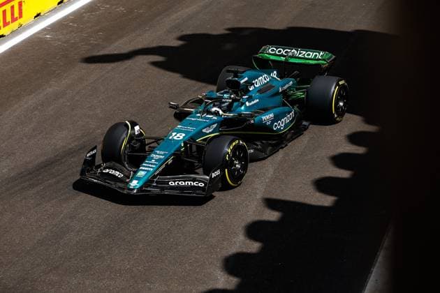 18 Lance Stroll (CAN, Aston Martin Aramco Cognizant F1 Team), F1 Grand Prix of Azerbaijan at Baku City Circuit on April 28, 2023 in Baku, Azerbaijan. (Photo by HOCH ZWEI) Baku Azerbaijan
