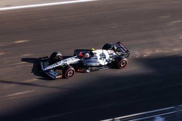 22 Yuki Tsunoda (JPN, Scuderia AlphaTauri), F1 Grand Prix of Azerbaijan at Baku City Circuit on April 28, 2023 in Baku, Azerbaijan. (Photo by HOCH ZWEI) Baku Azerbaijan