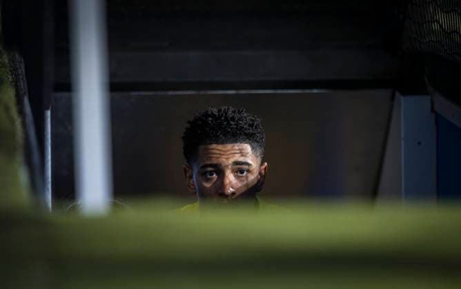 Bochum, Germany. 28th Apr, 2023. Jude Bellingham (BVB) VfL Bochum - Borussia Dortmund 28.04.2023