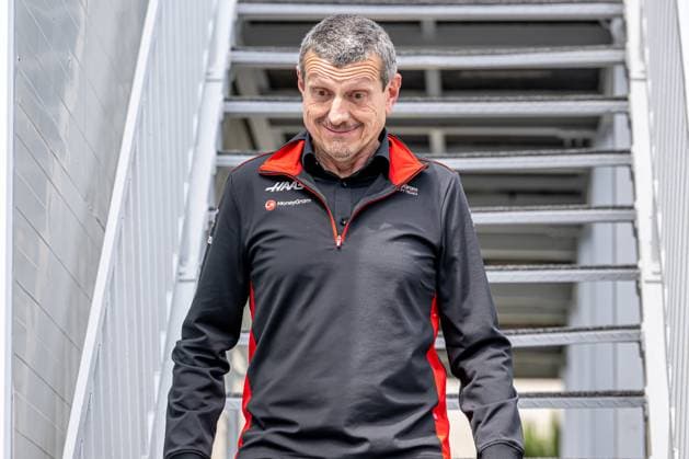 BAKU, AZERBAIJAN: Guenther Steiner, racing for the Haas F1 team during the 2023 Formula 1 Azerbaijan Grand Prix at the Baku City Circuit in Baku, Azerbaijan