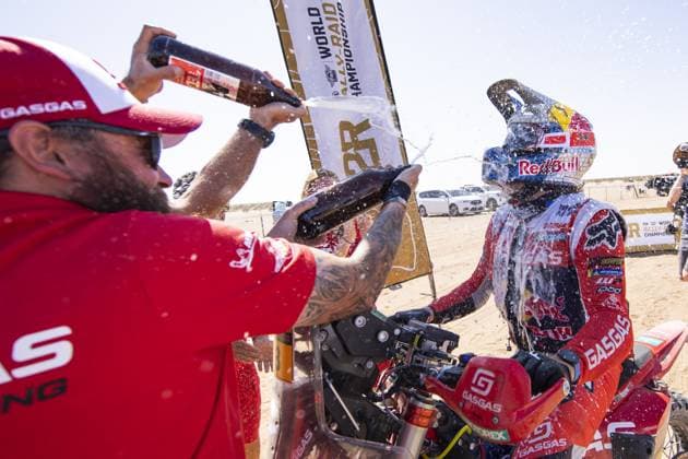 Sport Themen der Woche KW17 Sport Bilder des Tages SANDERS Daniel (aus), Red Bull GasGas Factory, GasGas 450 Rally Factory, FIM W2RC, portrait during the Stage 5 of the Sonora Rally 2023, 3rd round of the 2023 World Rally-Raid Championship, between Penasco and San Luis on April 28th, 2023 in San Luis, Mexico - AUTO - W2RC - SONORA RALLY 2023 DPPI Panoramic  05323003__DE_9549