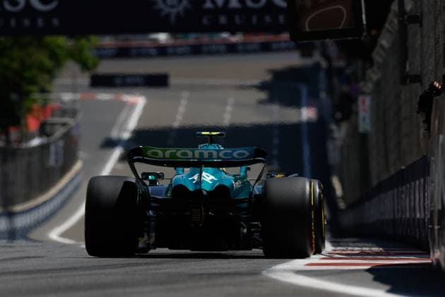14 Fernando Alonso (ESP, Aston Martin Aramco Cognizant F1 Team), F1 Grand Prix of Azerbaijan at Baku City Circuit on April 29, 2023 in Baku, Azerbaijan. (Photo by HOCH ZWEI) Baku Azerbaijan