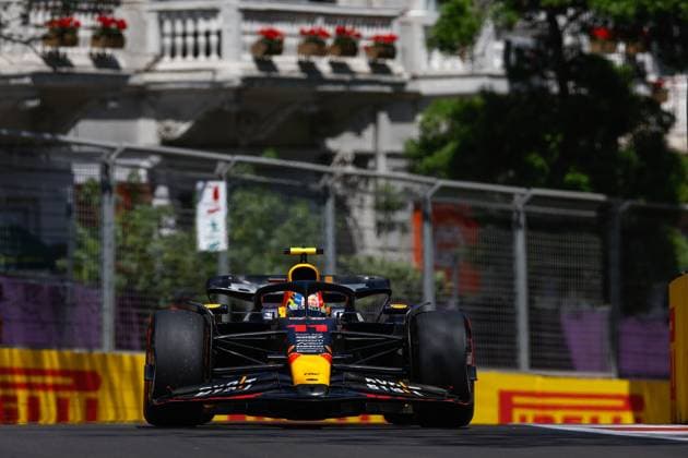 11 Sergio Perez (MEX, Oracle Red Bull Racing), F1 Grand Prix of Azerbaijan at Baku City Circuit on April 29, 2023 in Baku, Azerbaijan. (Photo by HOCH ZWEI) Baku Azerbaijan