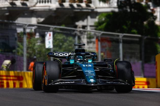 18 Lance Stroll (CAN, Aston Martin Aramco Cognizant F1 Team), F1 Grand Prix of Azerbaijan at Baku City Circuit on April 29, 2023 in Baku, Azerbaijan. (Photo by HOCH ZWEI) Baku Azerbaijan