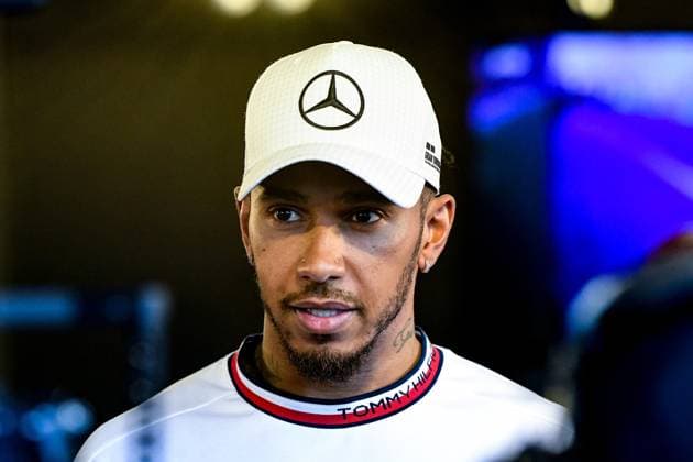 Formel 1 GP Baku Azerbaijan. Samstag 29.04.2023 Lewis Hamilton (GBR) Mercedes AMG F1 Team; Formel 1 GP Baku Azerbaijan. Samstag 29.04.2023 Copyright: xBEAUTIFULxSPORTS Erlhofx
