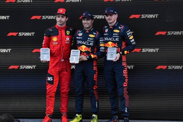 Formel 1 GP Baku Azerbaijan. Samstag 29.04.2023 Sergio Perez (MEX) Red Bull Racing; Formel 1 GP Baku Azerbaijan. Samstag 29.04.2023 Copyright: xBEAUTIFULxSPORTS Erlhofx