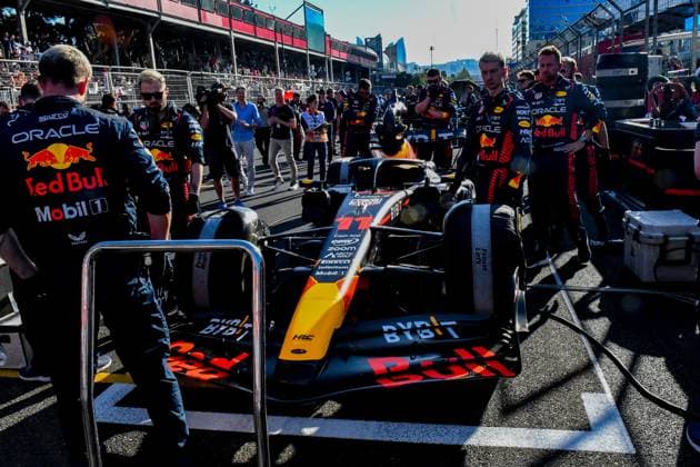 Formel 1 GP Baku Azerbaijan. Samstag 29.04.2023 Sergio Perez (MEX) Red Bull Racing; Formel 1 GP Baku Azerbaijan. Samstag 29.04.2023 Copyright: xBEAUTIFULxSPORTS Erlhofx