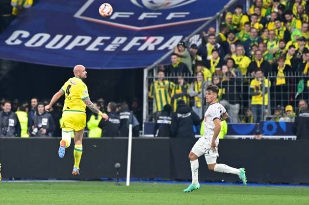 Pallois Nicolas ( 4 - Nantes ) - Thijs Dallinga ( 27 - Toulouse ) - FOOTBALL : Nantes vs Toulouse - Finale Coupe de France - 29 04 2023 FedericoPestellini Panoramic 