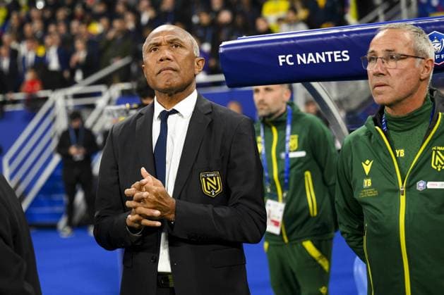 Antoine Kombouare - entraineur (Nantes) FOOTBALL : Nantes vs Toulouse - Finale de la Coupe de France - 29 04 2023 JBAutissier Panoramic 