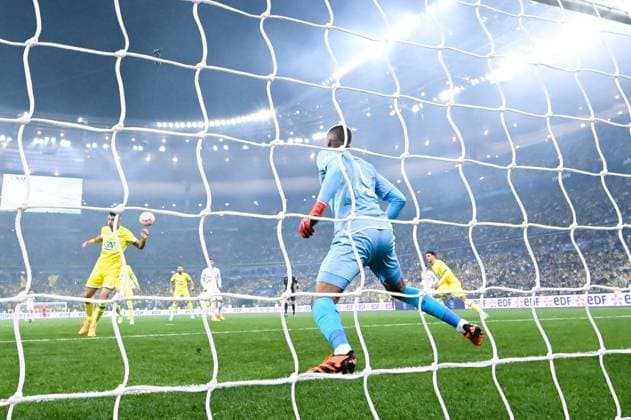 Alban Lafont ( 1 - Nantes ) - FOOTBALL : Nantes vs Toulouse - Finale Coupe de France - 29 04 2023 FedericoPestellini Panoramic 