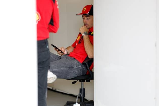 16 Charles Leclerc (MCO, Scuderia Ferrari), F1 Grand Prix of Azerbaijan at Baku City Circuit on April 30, 2023 in Baku, Azerbaijan. (Photo by HOCH ZWEI) Baku Azerbaijan