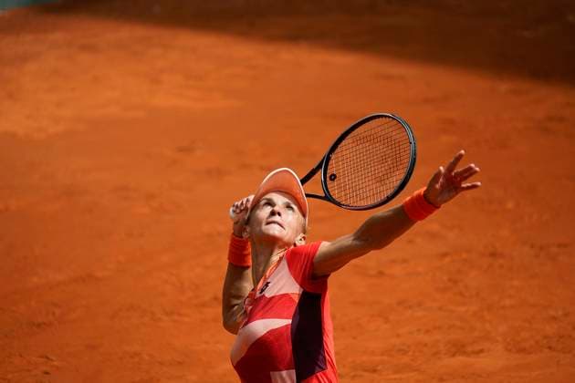 Mutua Madrid Open - Day Seven Lesia Tsurenko of Ukrania during their match against Daria Kasatkina of Russian on Day Seven of the Mutua Madrid Open at La Caja Magica on April 30, 2023 in Madrid, Spain. Madrid Spain  Copyright: xJuanxCarlosxLucasx originalFilename:lucas-notitle230430_npSIE.jpg