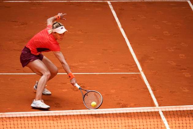 Mutua Madrid Open - Day Seven Lesia Tsurenko of Ukrania during their match against Daria Kasatkina of Russian on Day Seven of the Mutua Madrid Open at La Caja Magica on April 30, 2023 in Madrid, Spain. Madrid Spain  Copyright: xJuanxCarlosxLucasx originalFilename:lucas-notitle230430_npyfu.jpg