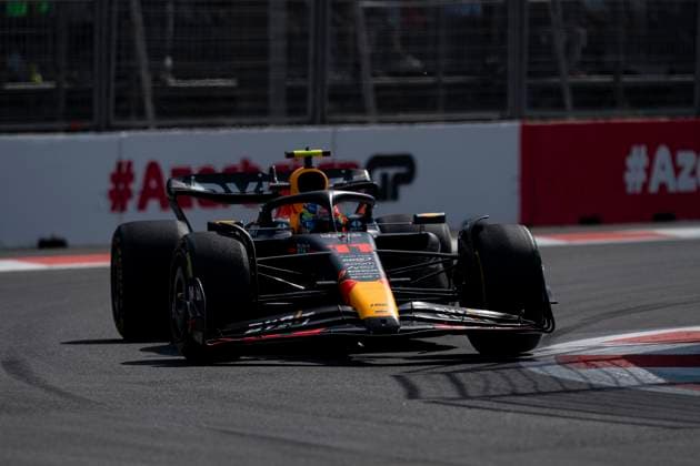 April 30, 2023, Baku, Azerbaijan: SERGIO PEREZ of Mexico and Red Bull Racing drives during the 2023 FIA Formula 1 Azerbaijan Grand Prix at Baku City Circuit in Baku, Azerbaijan. Baku Azerbaijan - ZUMAg147 20230430_zap_g147_038 Copyright: xJamesxGasperottix
