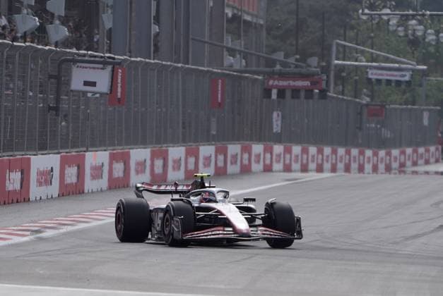 30.04.2023, Baku City Circuit , Baku, FORMULA 1 AZERBAIJAN GRAND PRIX 2023 ,im Bild Nico Hülkenberg (DEU), Moneygram Haas F1 Team Baku Baku City Circuit AZERBAIJAN