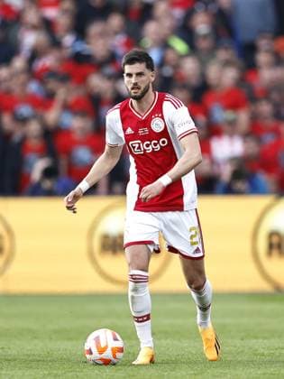 ROTTERDAM - Florian Grillitsch of Ajax during the TOTO KNVB Cup final between PSV and Ajax at Feyenoord Stadion de Kuip on April 30, 2023 in Rotterdam, Netherlands. ANP MAURICE VAN STONE Dutch Cup final 2022 2023 xVIxANPxSportx xxANPxIVx 468218065 originalFilename: 468218065.jpg