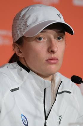 Mutua Madrid Open - Day Seven Iga Swiatek of Poland seen during a press conference, PK, Pressekonferenz on day seven of the Mutua Madrid Open at La Caja Magica. on April 30, 2023 in Madrid, Spain madrid Spain  Copyright: xOscarxGonzalezx originalFilename:gonzalez-notitle230430_npHYP.jpg