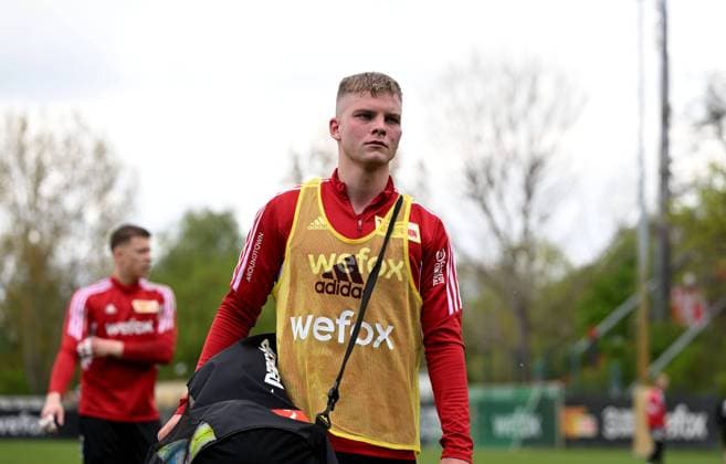 Fussball, Herren, Saison 2022 2023, 1. Bundesliga, 1. FC Union Berlin, Training, Andras Schäfer (1. FC Union), 02.05. 2023, Copyright: xMatthiasxKochx