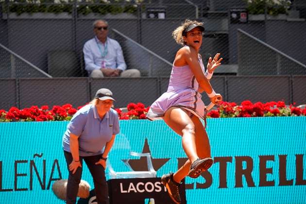 Mutua Madrid Open - Day Nine Mayar Sherif of Egypt during their match against Aryna Sabalenka of Belarus on Day Eight of the Mutua Madrid Open at La Caja Magica on 1st May, 2023 in Madrid, Spain. madrid Spain  Copyright: xJuanxCarlosxLucasx originalFilename:lucas-notitle230502_npM2I.jpg