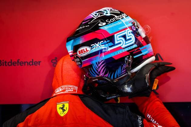 55 Carlos Sainz (ESP, Scuderia Ferrari), F1 Grand Prix of Miami at Miami International Autodrome on May 5, 2023 in Miami, United States of America. (Photo by HOCH ZWEI) Miami United States of America